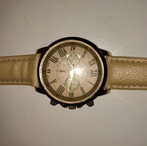 Women's tan watch